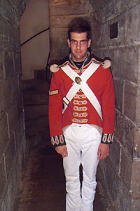 [Photo: "British Connection:  redcoated Canadian"]